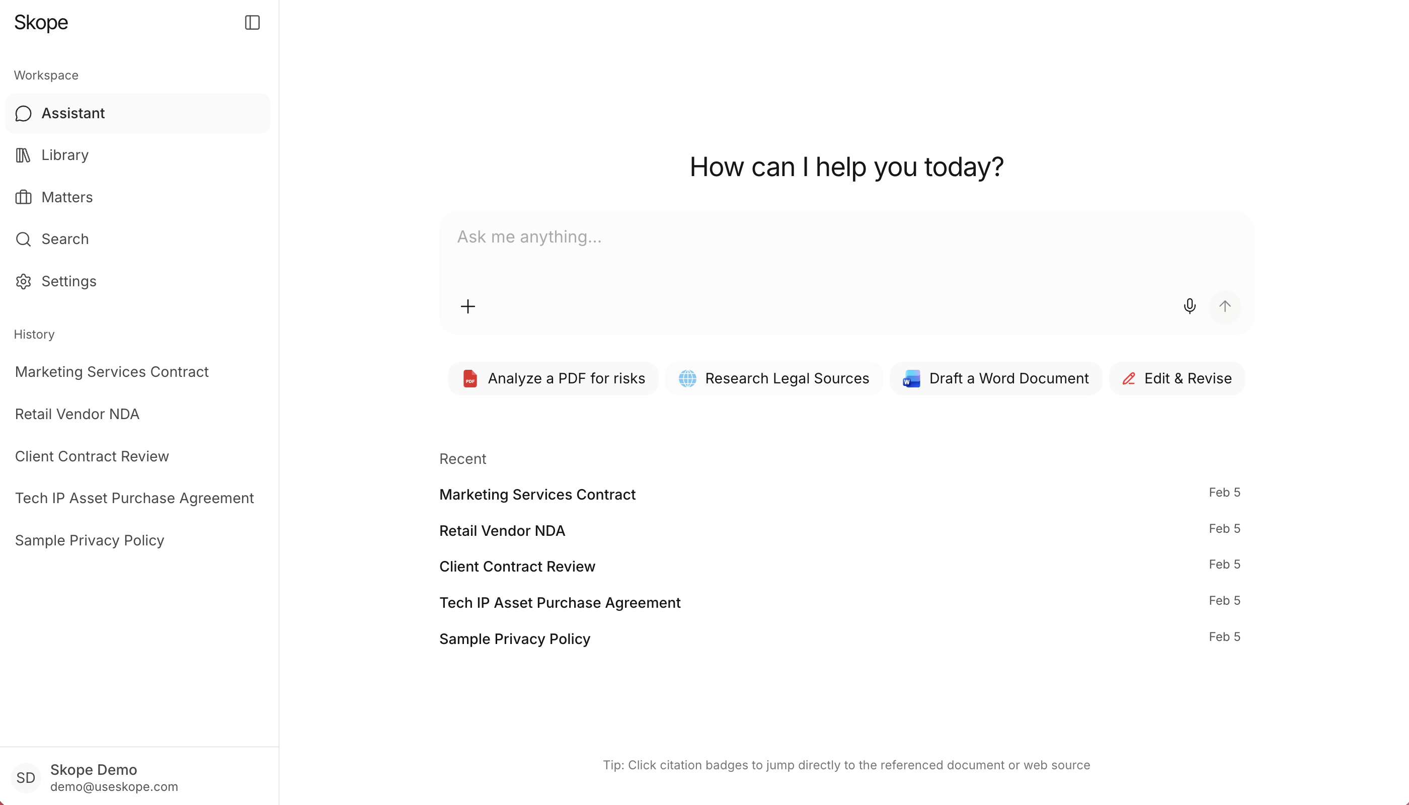 Skope Assistant